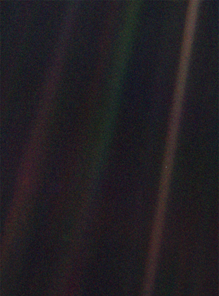 Illustration for article titled Today is the 25th anniversary of the Pale Blue Dot photograph
